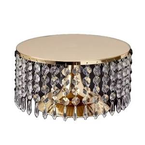 Présentoir à Gâteau Moderne Décoratif de Forme Ronde en Métal, Finition Dorée, pour Mariage, Fête d'Anniversaire, Vente en Gros en Vrac - Product Image 3