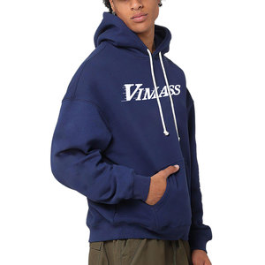 <span class=keywords><strong>VIMASS</strong></span> Ropa para Hombre, Fabricación de Ropa Urbana, Sudadera con Capucha de Gran Peso (500 g/m²), Logotipo Bordado, Hombros Caídos, Talla Grande - Product Image 3