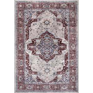 Netline Home RW1008 Beige Traditional Machine Made Washable <b>Rug</b> - Product Image 1