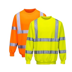 Sweat-shirt de sécurité haute visibilité pour hommes, sweat-shirt à capuche réfléchissant FR, sweat-shirts de sécurité haute visibilité - Product Image 1