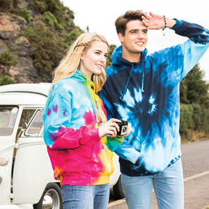 Sweat à capuche pour homme de haute qualité, pull à manches longues tie-dye, vêtements de rue pour hommes adultes, sweats à capuche avec design et taille personnalisés - Product Image 6