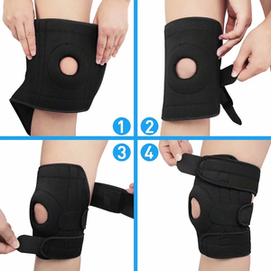 Alta calidad Unisex Nylon Neopreno Compresión Rodilleras Levantamiento de pesas Gimnasio Mangas transpirables Diseño Logotipo personalizable Deportes - Product Image 5