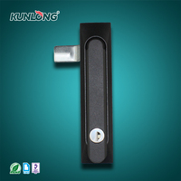 Serrure d'armoire à cylindre à bouton-poussoir à loquet de panneau de porte plat SK1-086-1