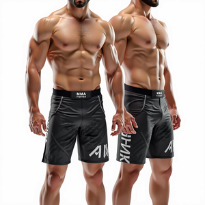 Pantalones cortos de lucha MMA sublimados personalizados sublimados No Gi Jiu Jitsu Kimono diseño personalizado artes marciales desgaste ajuste perfecto - Product Image 1