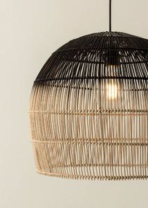 Venta Especial: Lámparas Colgantes Hechas a Mano con Mimbre de Ratán Natural Japonés, Diseño Rústico LED, Tamaño Personalizable para Restaurante - Product Image 2