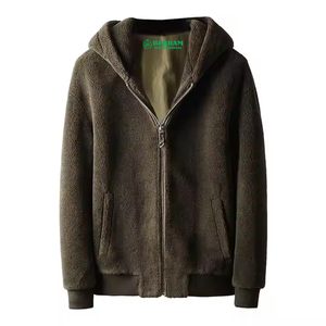 Sweat-shirt à capuche unisexe de haute qualité avec fermeture éclair, style décontracté 2025, en molleton 100 % coton ou tissu éponge français, respirant et à séchage rapide - Product Image 3