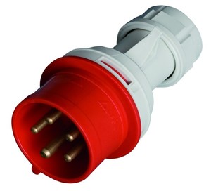 Connettore aereo rosso Cetac 5P (3P + N + E) 16A IP44 220-346V (GSC 2300388) - Product Image 1