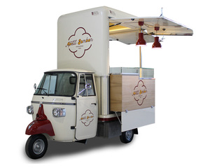 Triciclo Eléctrico para Comida, Carrito de Comida Móvil de Tres Ruedas, Resistente a la Oxidación, 5 Años de Garantía, para Café, Pizza, Tacos, Helados - Product Image 6