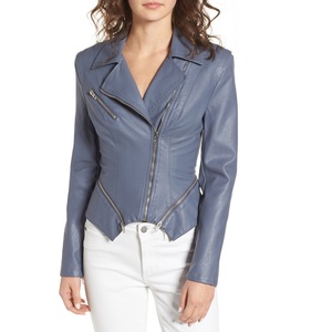 Women's Genuine Leather Jacket Windproof and <b>Waterproof</b> <b>Zipper</b> New Design Style Solid Pattern Wholesale Clothing - Product Image 2