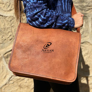 กระเป๋าใบเล็กหนังแพะกระเป๋าถือแฮนด์เมด - Product Image 1