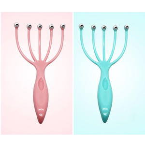 オフィスホームSPAヘアスカルマッサージャーポータブルハンドヘルドSPAヘッドマッサージャー、5つのスチールマッサージボール付き - Product Image 2