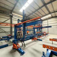 Machine de superposition entièrement automatique contrôlée par PLC pour poutres en acier de type C/Z pour la construction