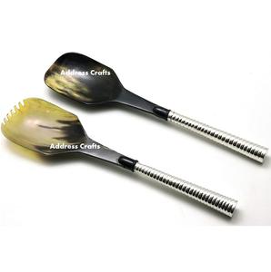 Cuillère à salade en corne de buffle et accessoires de cuisine et articles de vaisselle à prix compétitif - Product Image 6