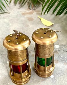 Best Selling Antique Table <b>Lamp</b> Mini Brass Anchor <b>Oil</b> Lantern for Desk Latest Design Maritime Ship Boat <b>Burn</b> Lantern Direct - Product Image 3