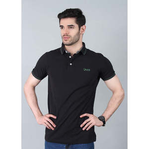 Polo en piqué de coton pour homme, personnalisable avec logo, séchage rapide, respirant, color block, décontracté, manches courtes, fabricant - Product Image 1