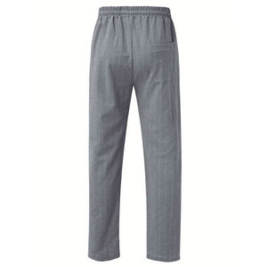 Pantalons en coton et lin pour hommes les plus vendus, confortables, nouvelle arrivée, design personnalisé avec taille mi-haute, qualité supérieure à prix avantageux - Product Image 5