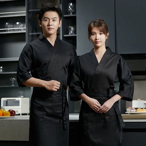 In stile giapponese Sushi ristorante cameriere Chef uniforme cucina giapponese abbigliamento <span class=keywords><strong>per</strong></span> uomini e donne - Product Image 5