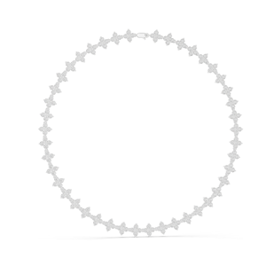สร้อยคอเพชรทรงดอกไม้ 19.8 กะรัต เพชร CVD เกรด VVS-VS EF ทอง 18KT, 14KT, โรสโกลด์, เยลโลว์โกลด์, ไวท์โกลด์ เครื่องประดับหรูหรา - Product Image 4
