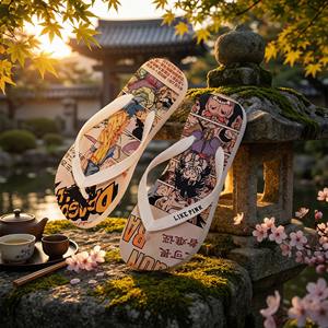 Chanclas de Goma EVA Personalizadas de Vietnam con Patrón Impreso o Pegado, Pantuflas de Alta Calidad para Exteriores para Hombres y Mujeres - Product Image 1