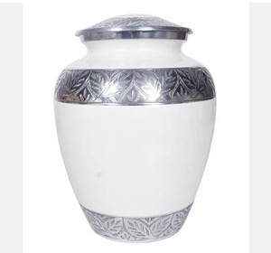 Precios razonables Urnas de cremación de cobre azul con tamaño personalizado disponible Urnas de cremación de estilo americano para la venta - Product Image 6