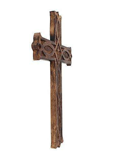 Viking Antique Wooden Cross Wall Hanging Designer Wooden Cross <b>French</b> Carvings Living Room Home Decor <b>Gift</b> - Product Image 2