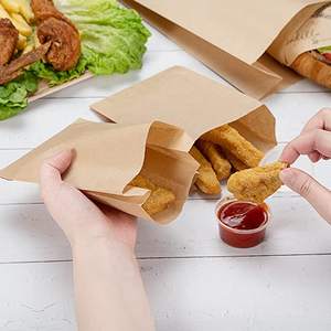 Sac en papier Kraft biodégradable et écologique, sac à ouverture automatique (SOS), sac en papier pratique, recyclage - Product Image 5