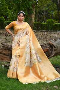 Excelente calidad de cuerpo completo y Zari Work Pure Silk Handloom Saree Popular Saree Listo para usar Saree - Product Image 3