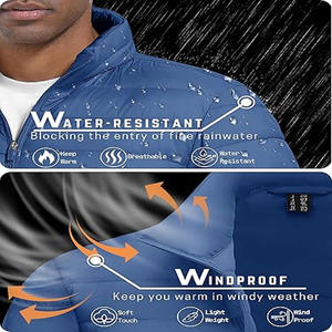 เสื้อแจ็คเก็ตพัฟเฟอร์ลายพรางคลาสสิกแบบยูนิเซ็กซ์สำหรับฤดูใบไม้ผลิ กันน้ำ ระบายอากาศ กันลม ปิดด้วยซิป ผลิตจากโพลีเอสเตอร์/คอตตอน ปี 2026 - Product Image 2