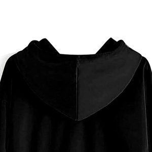 Sweat-shirts à capuche pour femmes, tissés, écologiques, de haute qualité, à manches longues, pour l'hiver, décontractés, impression personnalisée, couleurs personnalisées, streetwear, prix raisonnable - Product Image 4