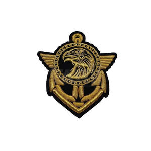 Insignia de bordado con diseño de logotipo personalizado a precio de fábrica, plancha para coser en parches bordados completos - Product Image 5