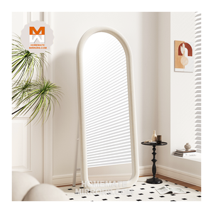 Espejo <span class=keywords><strong>de</strong></span> <span class=keywords><strong>pared</strong></span> <span class=keywords><strong>de</strong></span> decoración larga <span class=keywords><strong>de</strong></span> lujo barato caliente espejo <span class=keywords><strong>de</strong></span> piso <span class=keywords><strong>de</strong></span> tocador colgante <span class=keywords><strong>de</strong></span> terciopelo en forma ondulada para salón - Product Image 1
