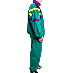 Mode OEM Logo Personnalisé Hommes Casual Jogger Ensemble 2Pcs Ensemble Nylon Polyester Mâle Cargo Coupe-Vent Survêtement - Product Image 2