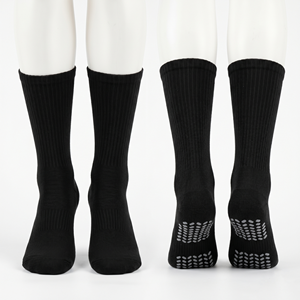 Premium 280 GSM Nylon Spandex Compression Scrub <b>Socks</b> Navy Blue Side Panel Design Custom Embroidered Logo Uniforms - Product Image 3