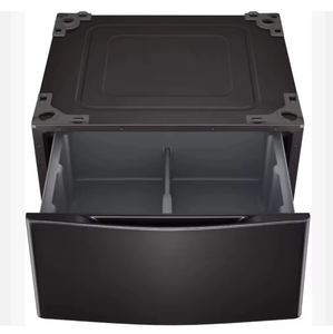 Ensemble lave-linge frontal et sèche-linge électrique neuf de qualité supérieure avec meuble de rangement à tiroirs en acier noir - Product Image 2