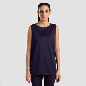 Zen Tank (Navy) - Coupe ample et respirante - Product Image 1