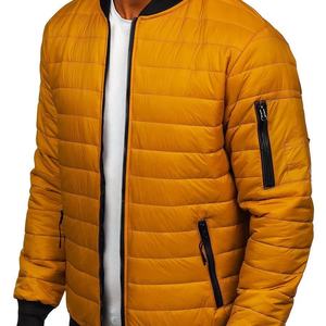 Chaqueta Bomber Ligera de Lona, Transpirable, Talla Grande, Corte Ajustado para Hombre, Bordada, Cortavientos, Ecológica, para Entrenamiento al Aire Libre - Product Image 2