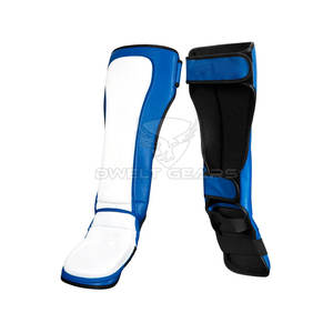 Nuevas Espinilleras de Boxeo de Cuero 2025, Profesionales, Ajustables, Cómodas, Protectoras, Color y Logotipo Personalizables, Se Acepta OEM - Product Image 1