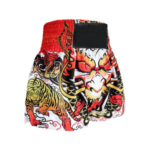 Sublimación completa Precio de fábrica Mejor calidad Diseño personalizado Hecho en Pakistán Pantalones cortos de boxeo Kick Boxing Shorts para la venta - Product Image 3