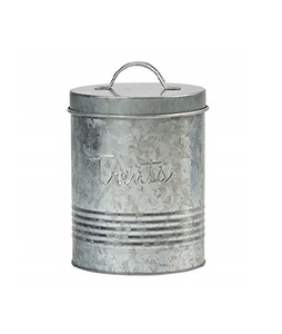 Venta al por mayor juego de botes de metal con tapas de lata de hierro Gaanizado Deco hierro Gaanizado lata de azúcar bote hogar cocina almacenamiento para alimentos - Product Image 6