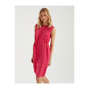 Váy cotton chi tiết cổ tròn kiểu <span class=keywords><strong>B</strong></span>İSİKLET YAKA - Product Image 6