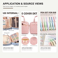 Étui de transport matelassé pour Bible OEM personnalisé avec fente amovible pour stylo, poche zippée, support pour tablette, bandoulière réglable, grande capacité