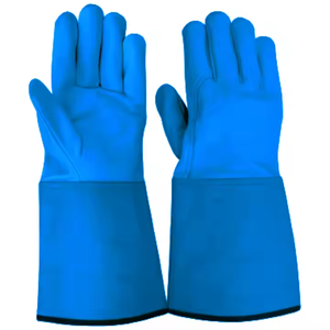 Guantes de Trabajo de Soldadura AQDAS INDUSTRIES al por Mayor, Guantes de Seguridad de Cuero Vacuno, Guantes de Mecánico de Cuero Sintético para Soldador - Product Image 5