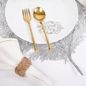 กระดาษเช็ดปากปอกระเจาผ้าฝ้ายหรูหราการออกแบบพิเศษตกแต่งโต๊ะผีเสื้อสำหรับงานแต่งงานและงานปาร์ตี้ที่ทำจากกระดาษและไม้ - Product Image 2