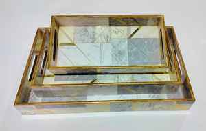 Modern Meena <b>Print</b> Wooden Tray | Handcrafted Eco-Friendly Decorative Serving Tray with Indian Artwork Dishwasher Safe & Durable - Product Image 6