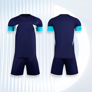 Camiseta de fútbol de sublimación personalizada, camiseta de fútbol de tela de malla de poliéster, camiseta de fútbol de manga corta transpirable - Product Image 1