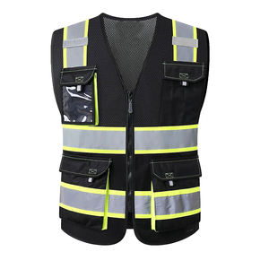 Engrenage néon brillant pour une protection routière maximale gilet de sécurité de travail vêtements réfléchissants haute visibilité gilet de sécurité de travail - Product Image 1