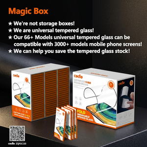 Protector de Pantalla de Vidrio Templado 9H Magic Box con Características Antirrayaduras y Antihuellas 2.5D para Teléfonos Móviles - Product Image 4