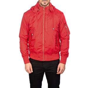 Patchs en chenille personnalisés Streetwear veste de baseball fermeture à glissière interne veste universitaire en cuir à manches en PU pour hommes - Product Image 4