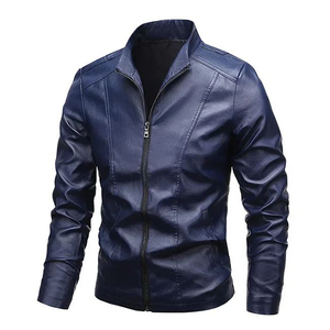 Veste en cuir d'agneau en cuir de vachette de qualité supérieure coupe sur mesure doublure confortable plusieurs couleurs tailles pour hommes - Product Image 4
