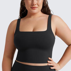 เสื้อครอปสำหรับออกกำลังกายของผู้หญิงเสื้อออกกำลังกายระบายอากาศได้ชุดออกกำลังกายฤดูร้อนพิมพ์โลโก้ตามสั่ง - Product Image 2